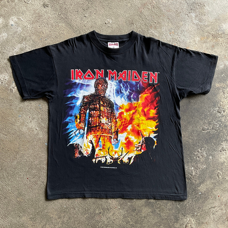 2000 Iron Maiden The Wicker Man T-Shirt